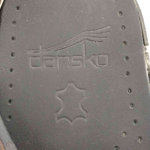 ダンスコ dansko オープンヒールクロッグス オイルドレザー レディース JPN:38
